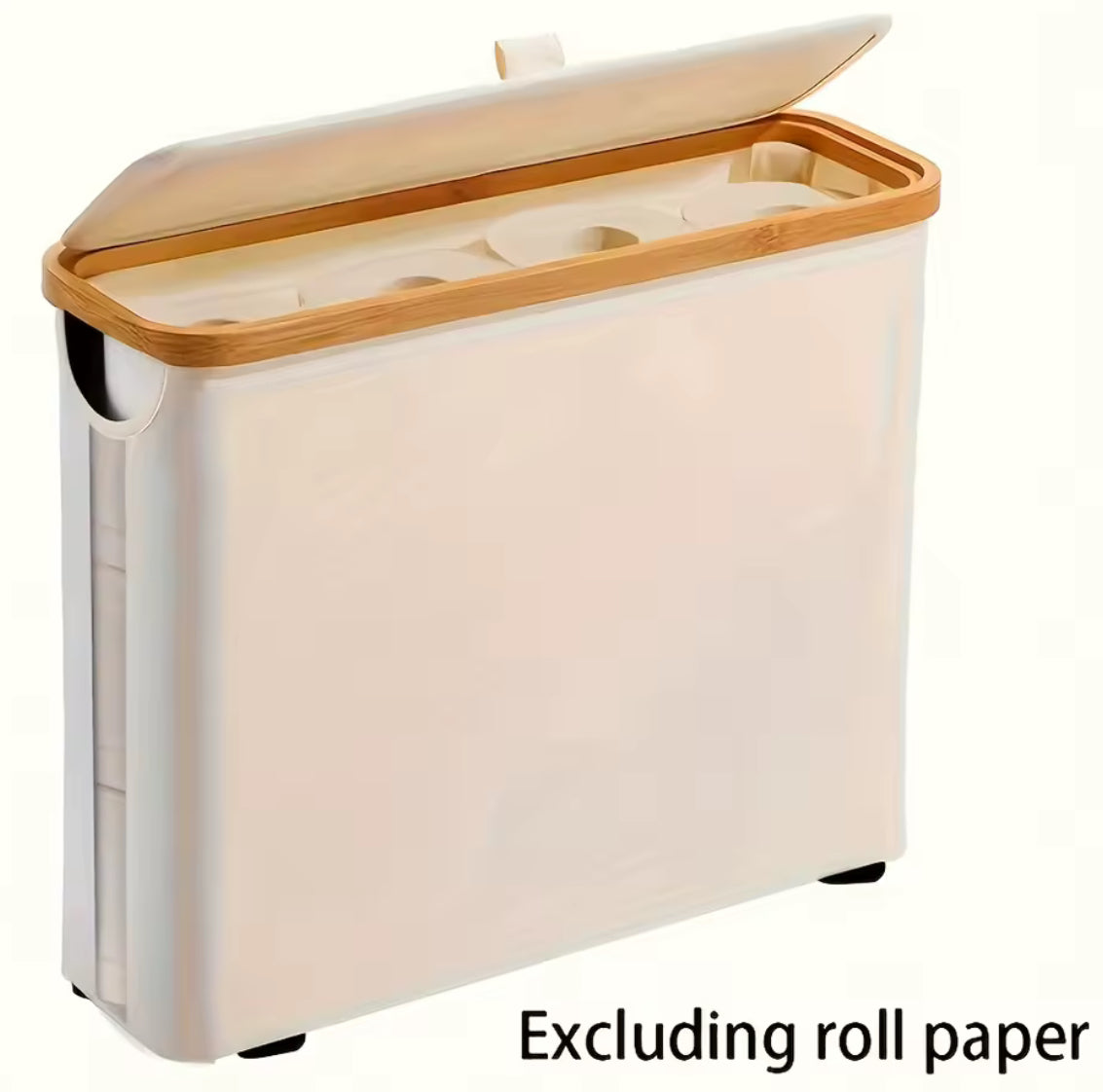 Foldable Toilet Paper Holder with Lid Large Capacity Space-Saving - Problems Solved