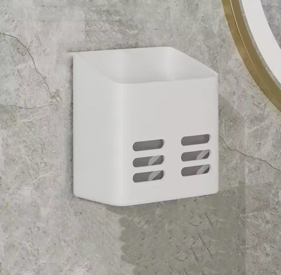 No-Drill Wall-Mounted Bathroom Makeup & Toiletry Organizer Shelf - Problems Solved