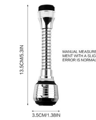 Kitchen Gadgets 2 Modes 360 Rotatable Bubbler High Pressure