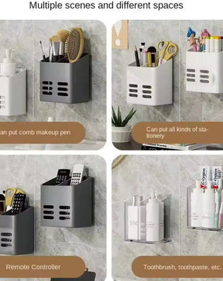 No-Drill Wall-Mounted Bathroom Makeup & Toiletry Organizer Shelf - Problems Solved