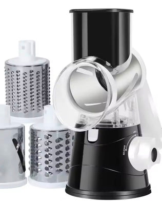 Highly Efficient and Versatile Vegetable and Fruit Slicer Grater Benchtop Drum Cutter