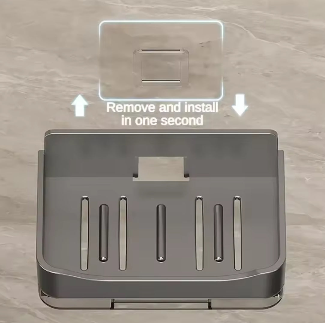 Bathroom Soap Holder Free-Punching Wall Mounted Soap - Problems Solved