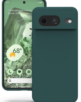 YATWIN Case for Google Pixel 8, Silicone Mobile Phone Case with Lining