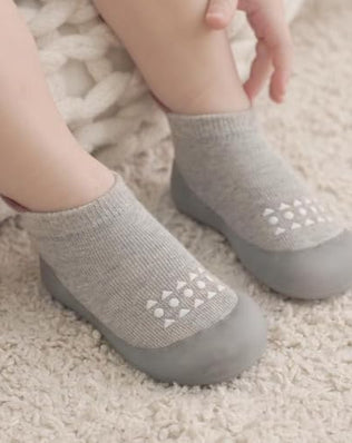 Baby Walking Sock Shoes Infant NonSlip Breathable Slippers with Soft Rubber Sole