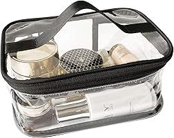 Toiletry Bag Makeup Cosmetic Clear Bag Portable Waterproof Transparent Travel Large