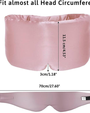 Silk Sleep Mask for Women Men, Mulberry Silk Eye Sleeping Mask