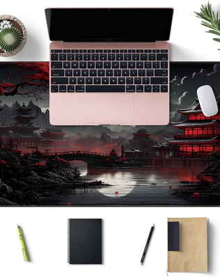 Large LeKuni gaming mouse pad by Problems Solved, XXL size 900x400mm with stitched edges for smooth gaming experience.