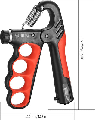 Problems Solved adjustable grip strengthener hand gripper with 5-100 kg resistance for strengthening hand and forearm muscles.