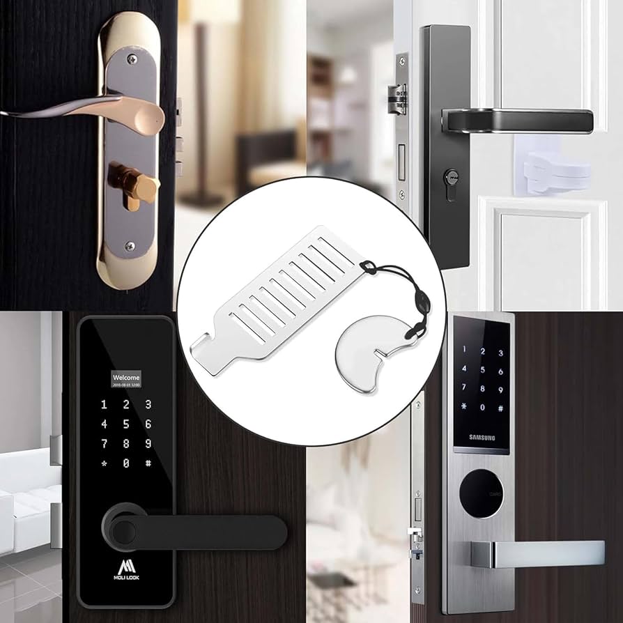 Problems Solved portable door lock, travel safety device installed on hotel room door for added security during travel.