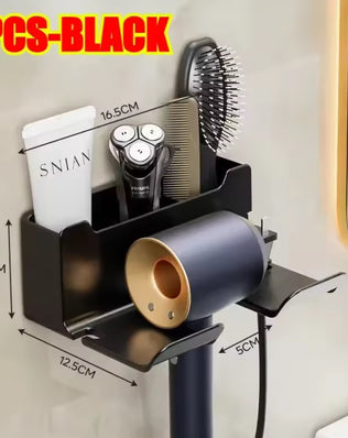 Wall-Mounted Hair Dryer & Styling Tool Holder - Problems Solved