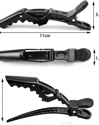 10x Crocodile Hair Clips Barrette, Professional Styling Hair Clips, Sectioning Clamp