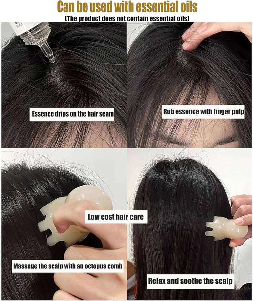 Octopus Scalp Massager, 8 Tentacles Head Scratcher, Gua Sha Facial Tools for Head Body