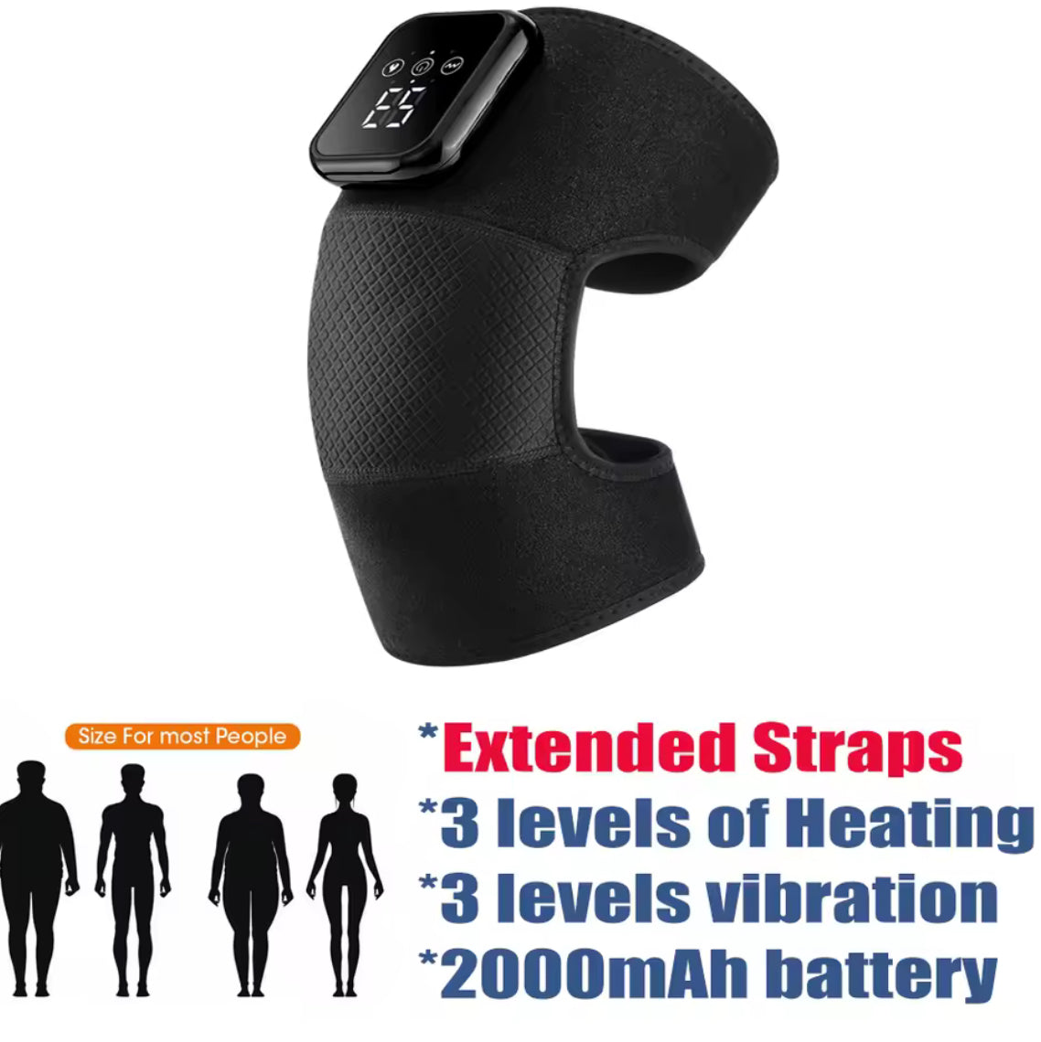 Wireless Shoulder Massager Pad Wrap APP-Controlled - Problems Solved