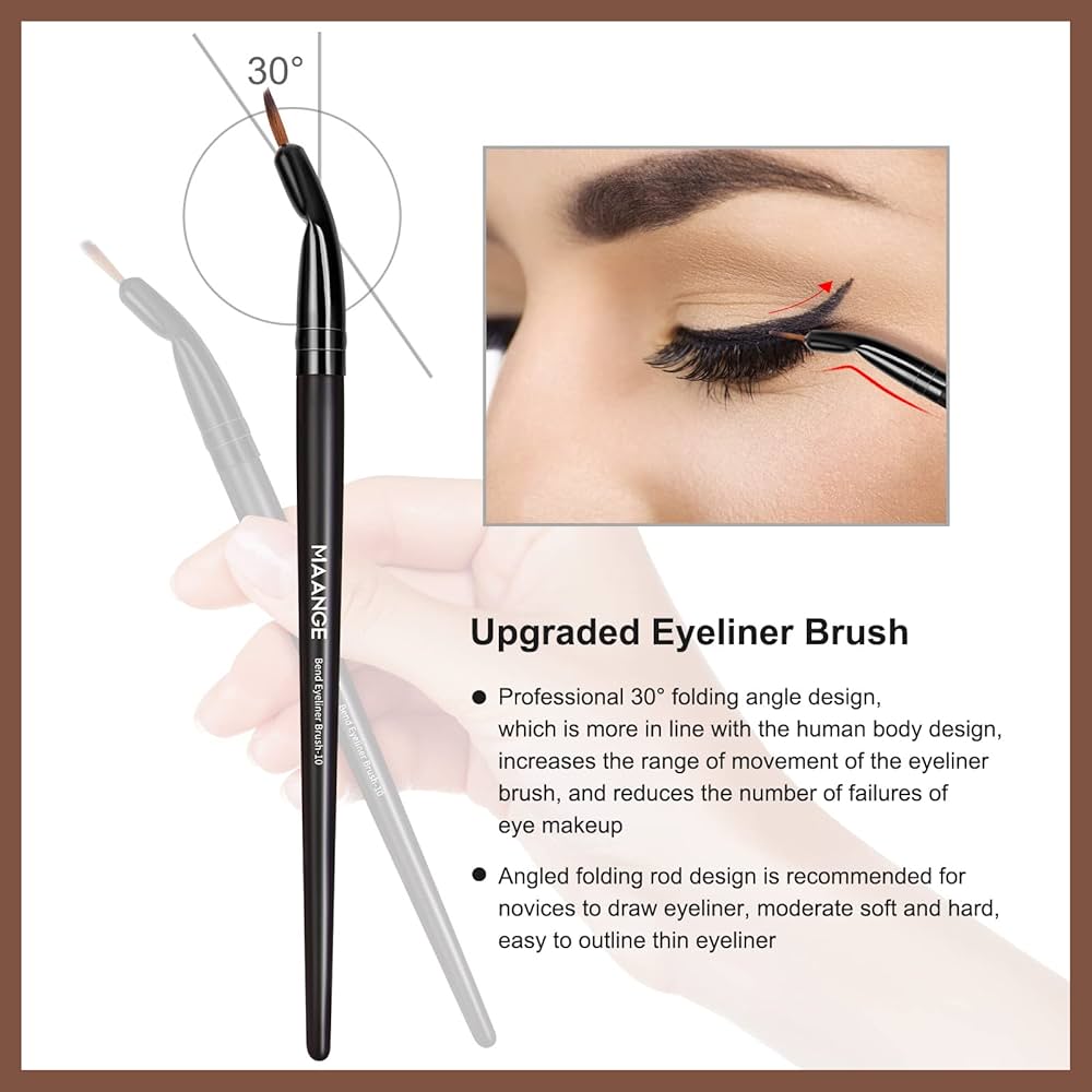 Problems Solved 25-piece professional makeup brush set including foundation, blush, and eye brushes for precise application.