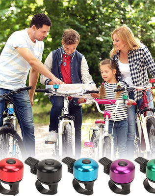 Bike Bell Bicycle Bell with Loud Crisp Clear Sound, Road and Mountain Bike Handlebar Bell
