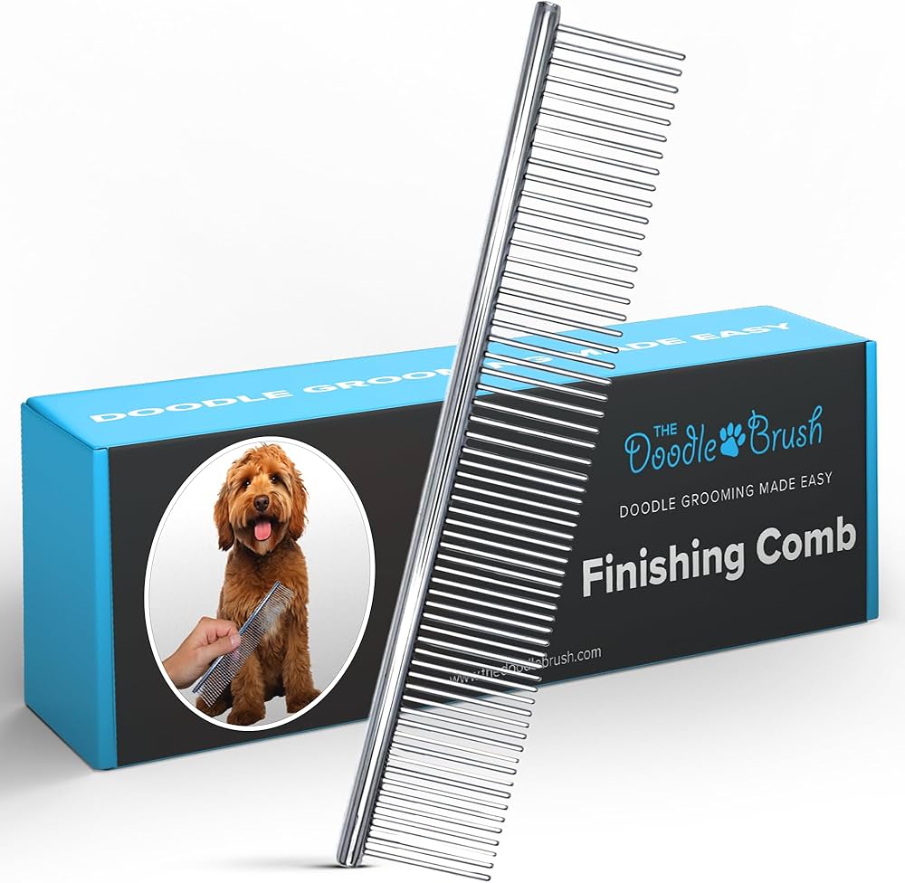 The Doodle Brush Dog Combs for Grooming Matting, Metal Comb For Dogs