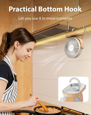 Desk Fan, Small USB Desk Fan Silent, 3 Speeds Portable Personal Desktop Fan