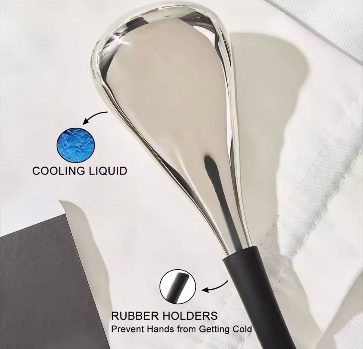 Ice Globes Facial Skin Care Tools for Women Face Eyes, Stainless Steel