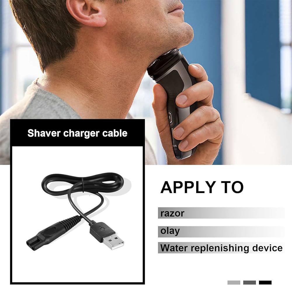 5V Cable for Philips One Blade
Charger, Compatible with All
