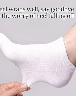10 pairs of Problems Solved men's no-show trainer socks in breathable cotton, low-cut ankle design, ideal for athletic and casual wear.