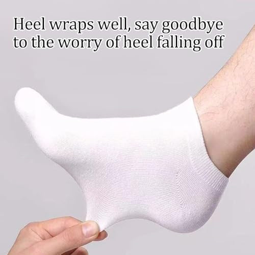 10 pairs of Problems Solved men's no-show trainer socks in breathable cotton, low-cut ankle design, ideal for athletic and casual wear.