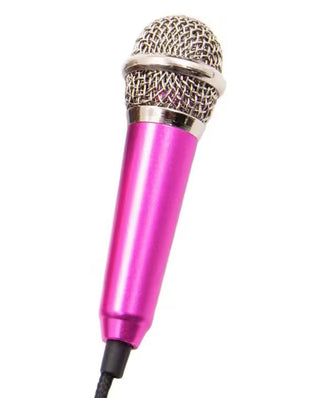 Problems Solved handheld mini stereo microphone with 3.5mm jack, suitable for studio speech and portable audio recording.