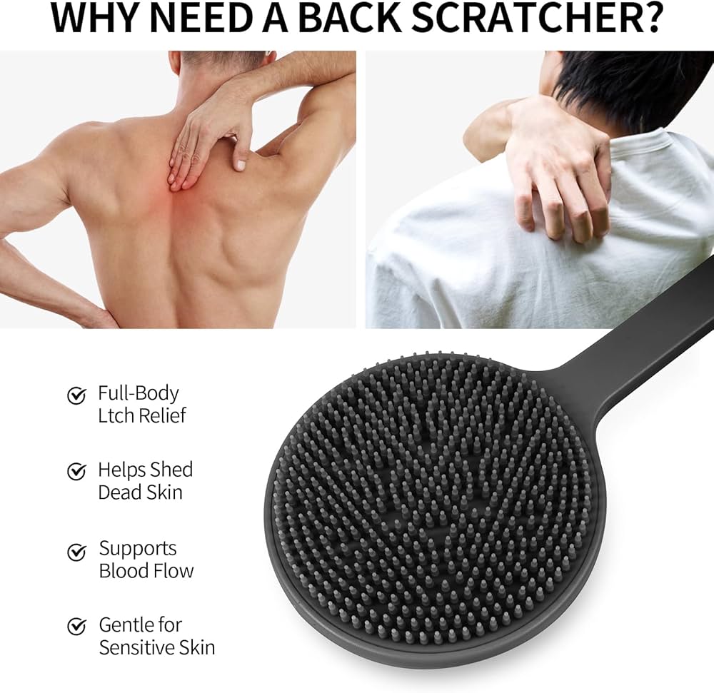 Back Scratcher, 2024 New All Body Scratcher with 2 Scratch Surface, Back Massager