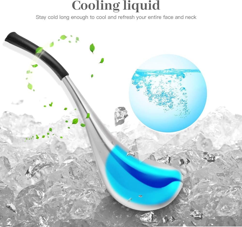 Cryo sticks, Stainless Steel Facial Massage, Ice Globes Cooling Roller Tool Cold