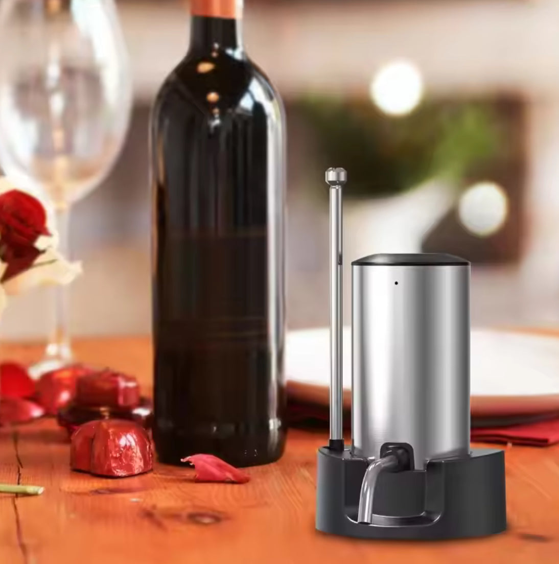 Rechargeable Electric Wine Aerator & Dispenser - Problems Solved