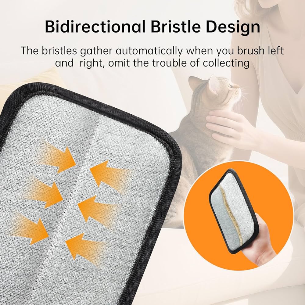 Static Pet Hair Remover Gloves, Reusable Electrostatic Pet Cat Dog Hair Removal Grooming