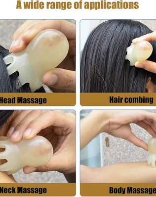 Octopus Scalp Massager, 8 Tentacles Head Scratcher, Gua Sha Facial Tools for Head Body