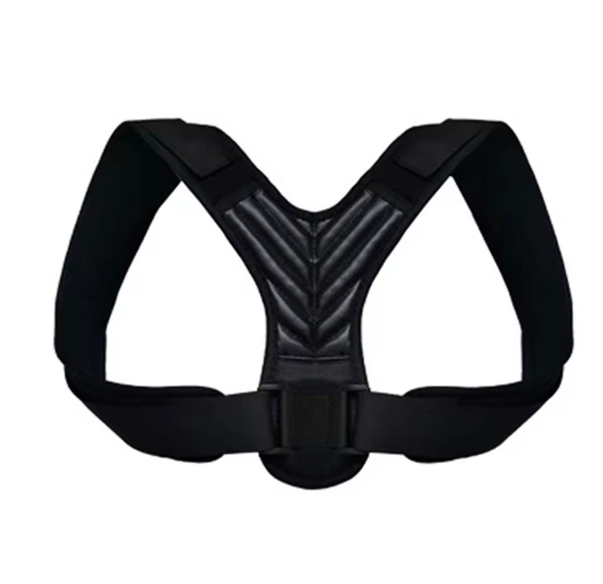 Problems Solved posture corrector for men and women, upper back brace with adjustable straps for improved posture and back support.
