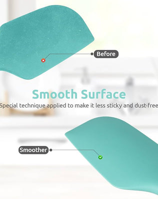 Heat Resistant Large Silicone Spatula 315°C Heat Proof Non-Stick Flexible Seamless Scraper