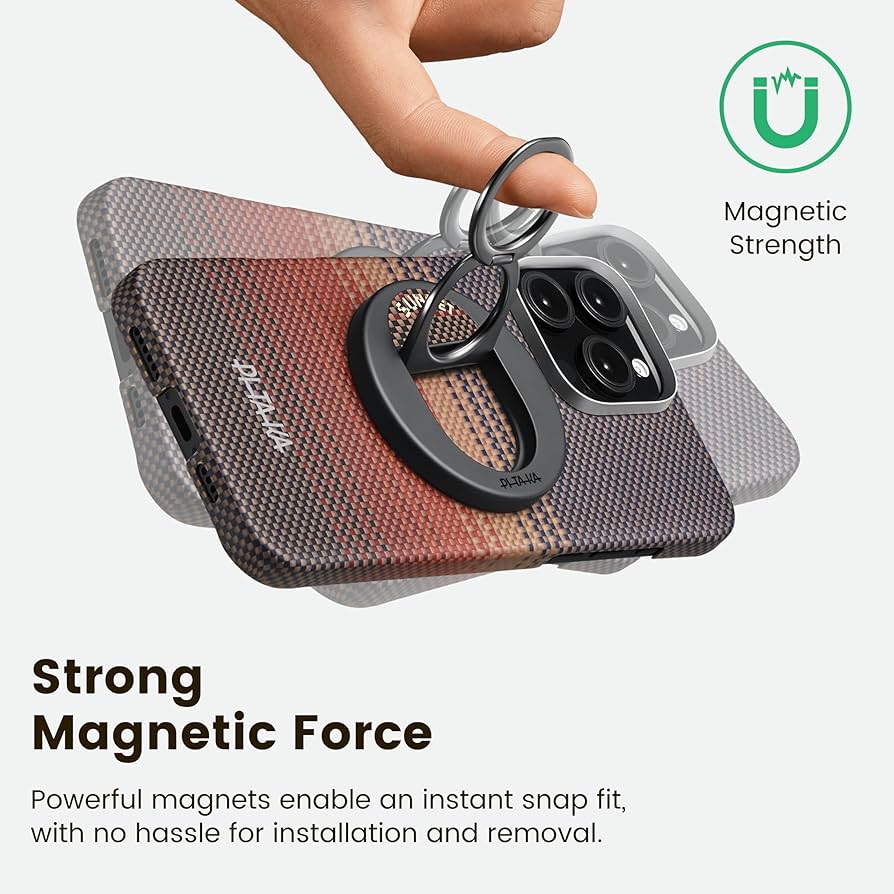 MagSafe Phone Grip, 360 Degree Rotation Magnetic Phone Grip