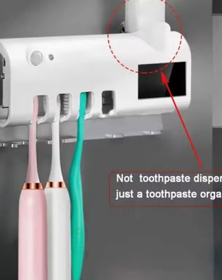 Wall-Mounted Solar UV Toothbrush Sterilizer with Holder - Problems Solved