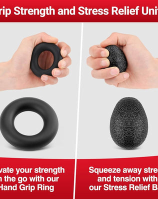 Grip Strength Tester & Grip Strength Trainer Kit, Hand Grip Dynamometer Forearm