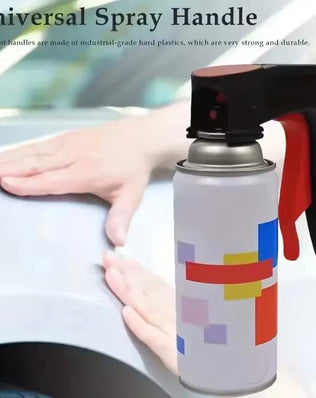 1 Pcs Plastic Portable Spray Paint Handle, Universal Reusable
