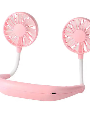 Portable Dual-Head Neck Fan with 3-Speed Adjustment - Problems Solved