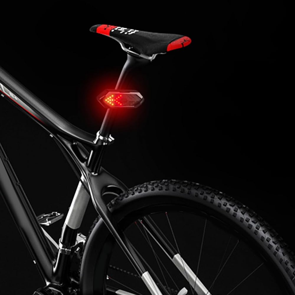 Ultra Bright Smart Bike Tail Light, USB Rechargeable Brake Sensing Bicycle Light