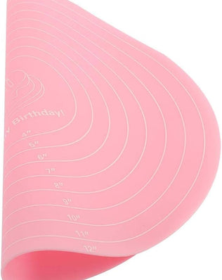 Silicone Baking Mat with Measurements for Cake Turntable Stand NonStick Heat