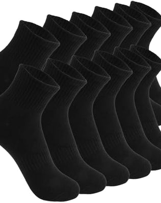 Problems Solved women's breathable ankle socks with cushioning, 10 pairs, moisture-wicking and comfortable for everyday wear.