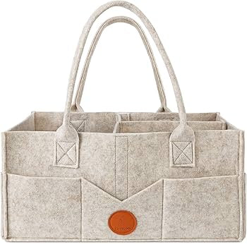 Maliton Nappy Caddy, Newborn Essentials for Diaper Caddy, Sturdy Portable Washable Baby