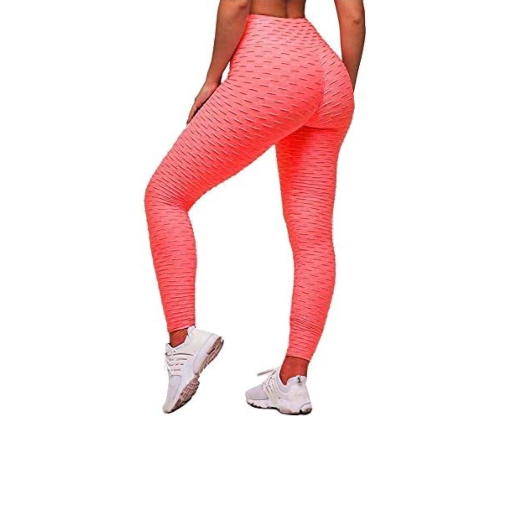 Women’s honeycomb waffle leggings by Problems Solved featuring ruched butt lift, high waist, and chic sporty design.