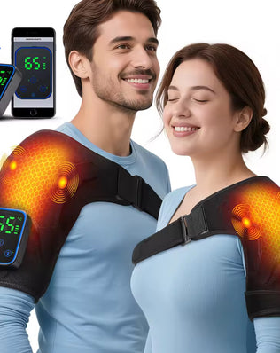 Wireless Shoulder Massager Pad Wrap APP-Controlled - Problems Solved