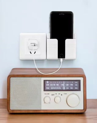 Wall Mount Phone Holder White Punch Free Wall Mobile Phones - Problems Solved