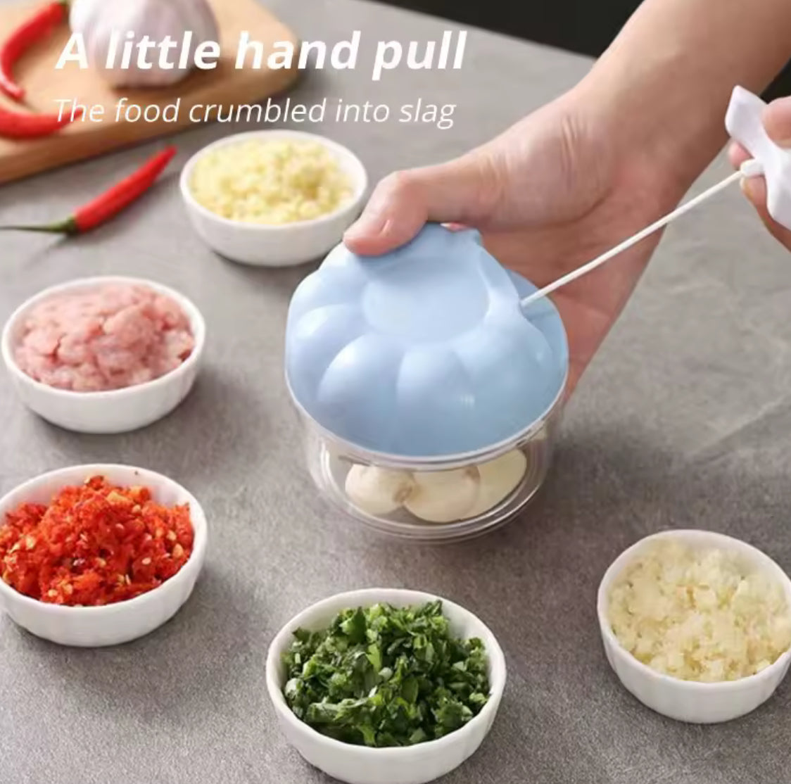 Garlic Masher Hand Pull Kitchen Household Type Garlic Blender - Problems Solved