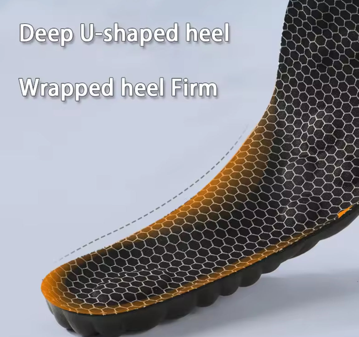 Two pairs of breathable, soft foot massage shoe pads from Problems Solved, designed for comfort and foot relief.