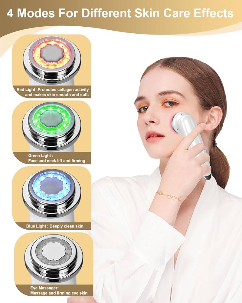 Face Massager Electric Face Lifting 4 in 1 Facial Massager Anti Aging Skin Tightening