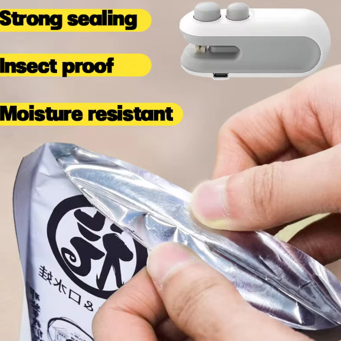2-in-1 Rechargeable Mini Bag Sealer - Problems Solved
