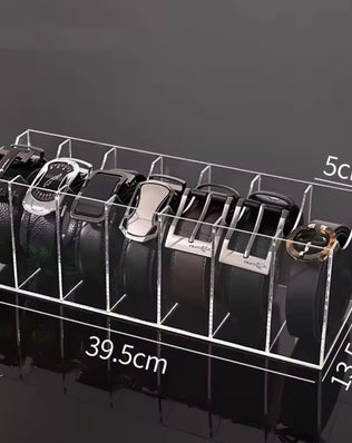 7 Grid Belt Organizer Storage Holder for Closet,Display Case - Problems Solved